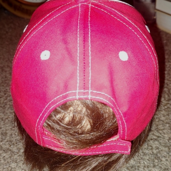 Snap Fitness 24-7 Thick Embroidered Baseball Snap-on Red White Hat Autographed - Picture 5 of 9